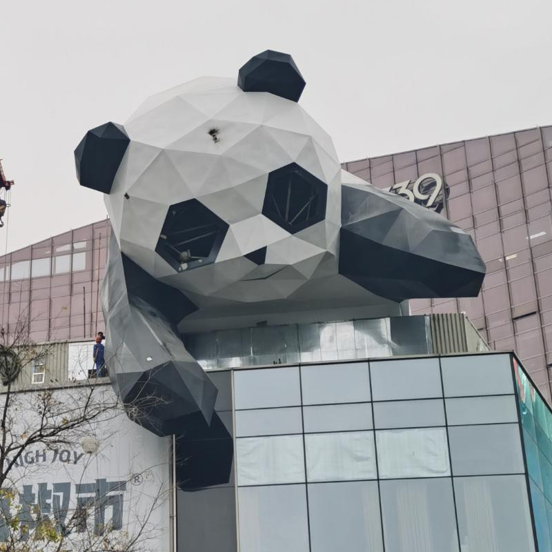 成都339熊猫雕塑 背后的生产厂家